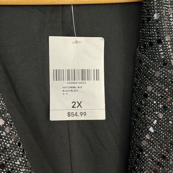 Forever 21 Black blazer sequin dress. I used one time - Picture 5 of 5